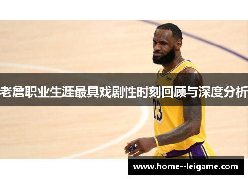 老詹职业生涯最具戏剧性时刻回顾与深度分析